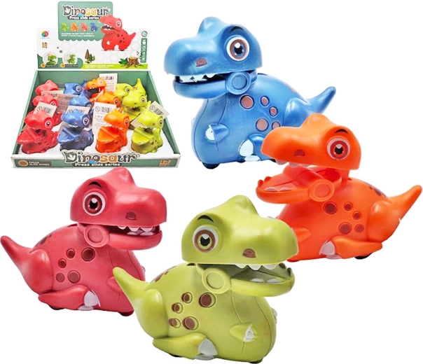 Natiahovací chodiaci dinosaurus hračka