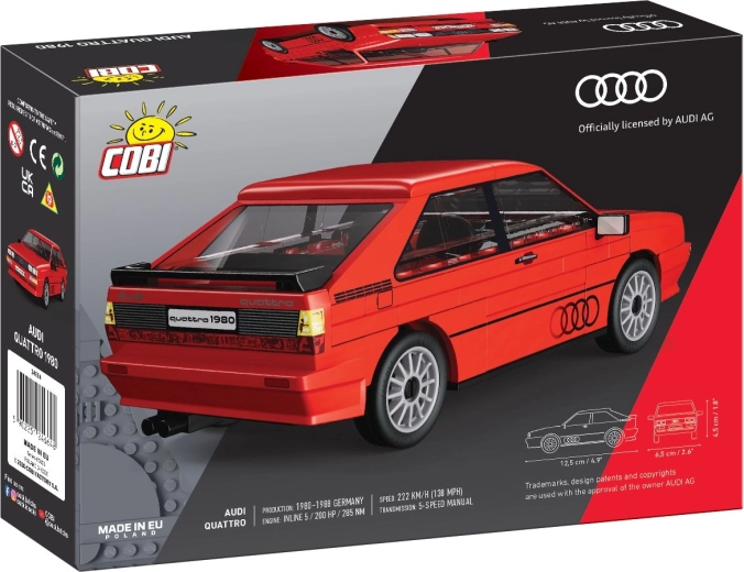 Oficiálne licencovaný model Audi v mierke 1:35