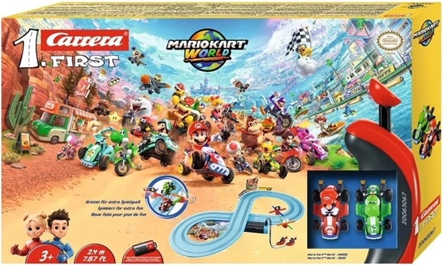 Detská autodráha Carrera FIRST Mario Kart Mario vs. Yoshi