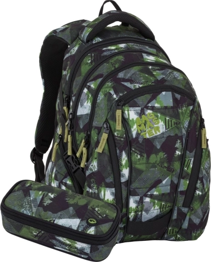 Bagmaster BAG 26 A študentský set zeleno-sivý