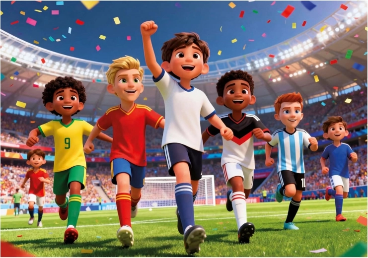 Educa puzzle Futbalový svet 300 dielikov