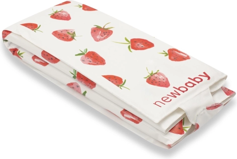 Cestovná prebaľovacia podložka New Baby Basic Strawberry