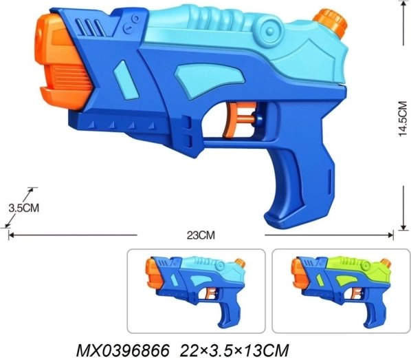 Vodná pištoľ 23 cm
