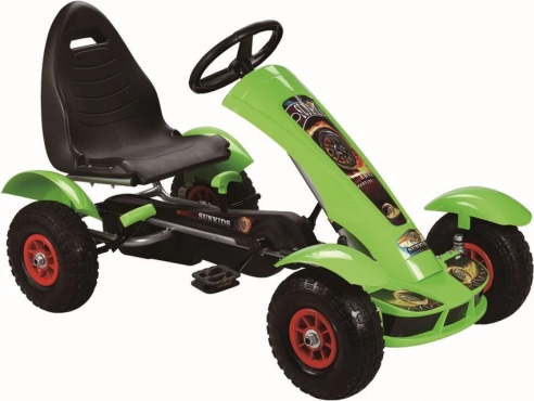 Gokart na pedále zelený