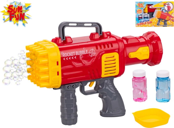 Sun Fun bublifuková pištoľ s náplňami