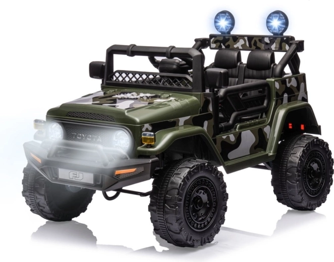 Elektrické autíčko Toyota FJ Cruiser Army pre deti