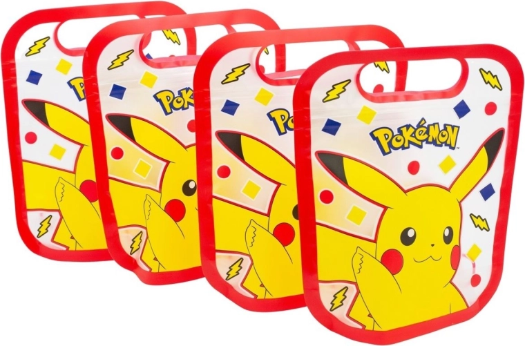 Sada uzatvárateľných vreciek POKÉMON 4 ks