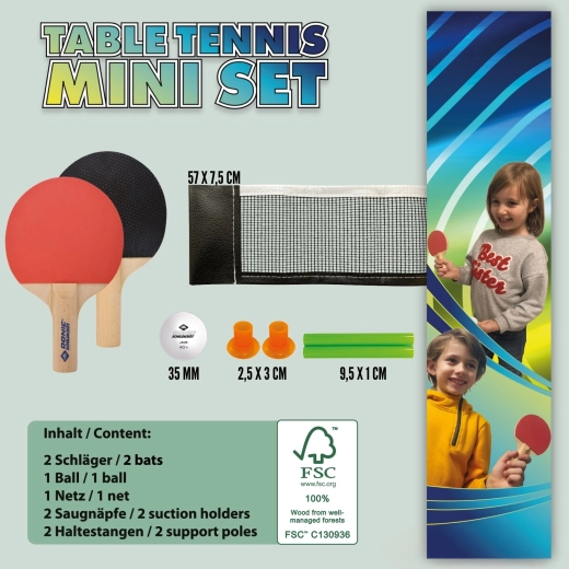 Donic-Schildkröt mini sada na stolný tenis