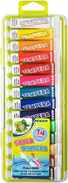 Súprava temperových farieb 14 farieb