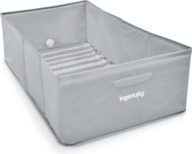 Ingenuity skladacia cestovná vanička Tuckaway sivá
