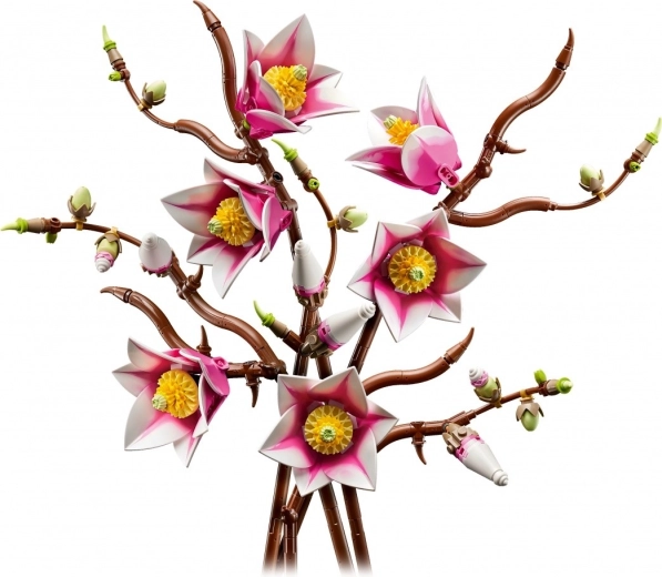 Realistické kvety v dvoch odtieňoch