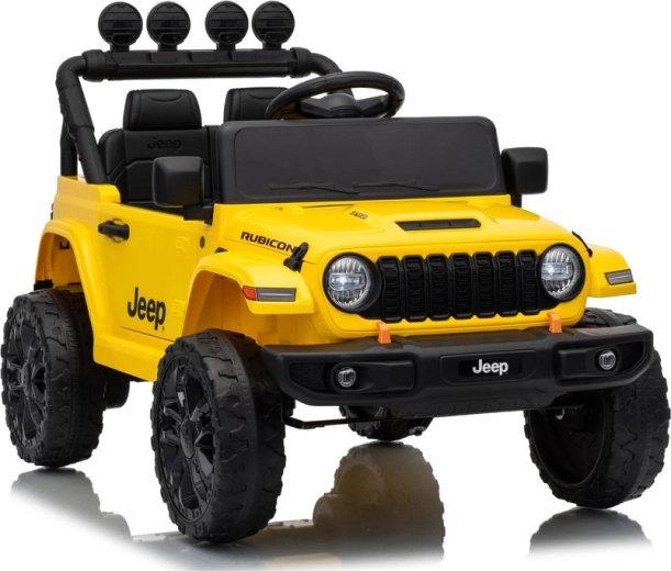 Elektrické autíčko Jeep Rubicon 24 V žlté