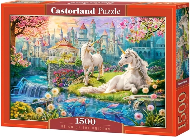 Puzzle Castorland Kráľovstvo jednorožca 1500 dielikov