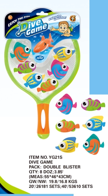 Potápačské ryby s podberákom