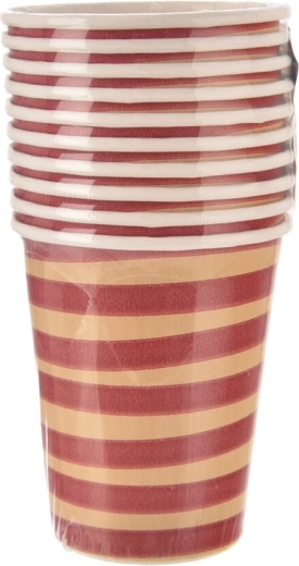 Papierové poháriky Jungle červené 250 ml (10 ks)