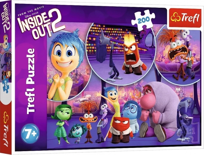 Puzzle 200 dielikov detské emócie V hlave 2