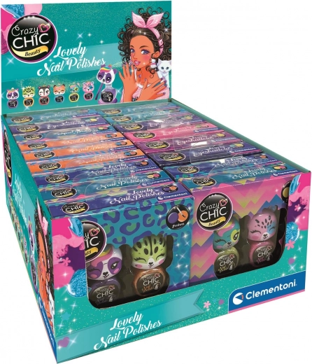 Lak na nechty Lovely CRAZY CHIC pre deti – sada 2 ks
