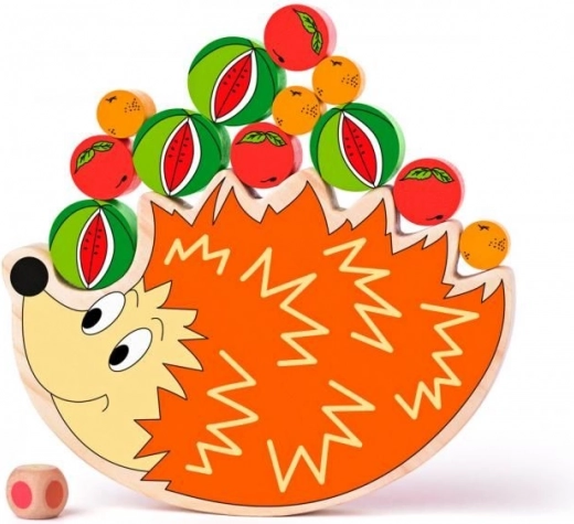 Drevená vyvažovacia hra Ježko