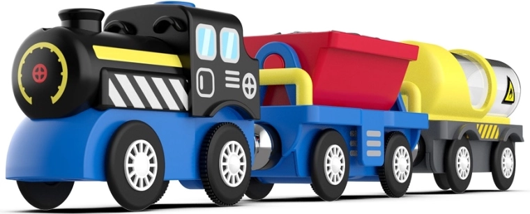 2Kids Toys parný nákladný vlak na batérie - 1 kus