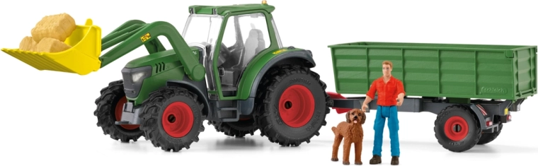 Schleich traktor s prívesom