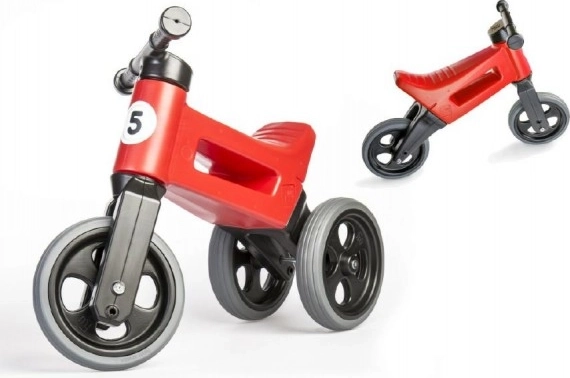 Odrážadlo Funny Wheels Rider Sport 2v1 pre deti – Červené