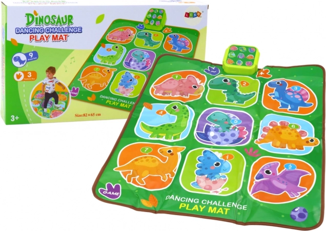 Interaktívna tanečná podložka s dinosaurami – 5 režimov zábavy