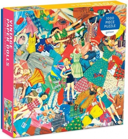 Puzzle Galison vintage papierové bábiky 1000 dielikov