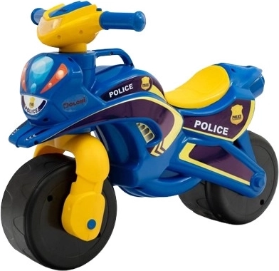 Detské odrážadlo Doloni motorka žlto-modrá 70 × 32 × 52 cm
