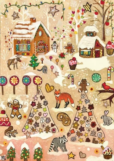 Puzzle Magnolia Perníková ríša divov 1000 dielikov