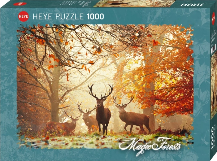 Heye puzzle Čarovné lesy: Jelene 1000 dielikov