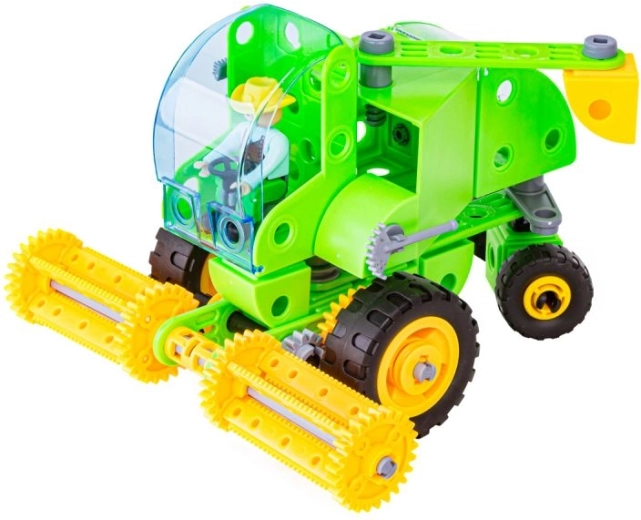 Farmárska technika na hranie: kombajn a ďalšie modely
