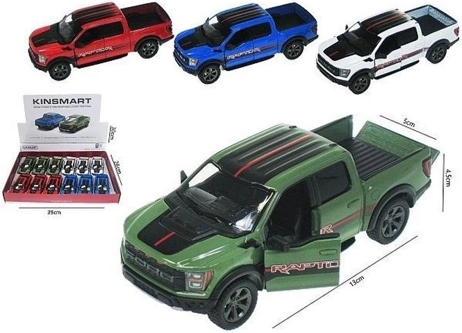 Auto Ford F-150 Raptor 2022 na zotrvačník s otváracími dverami
