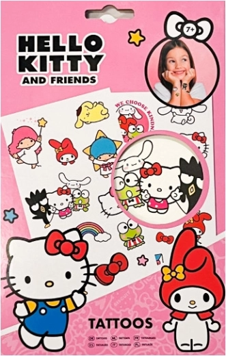 Hello Kitty dočasné tetovanie
