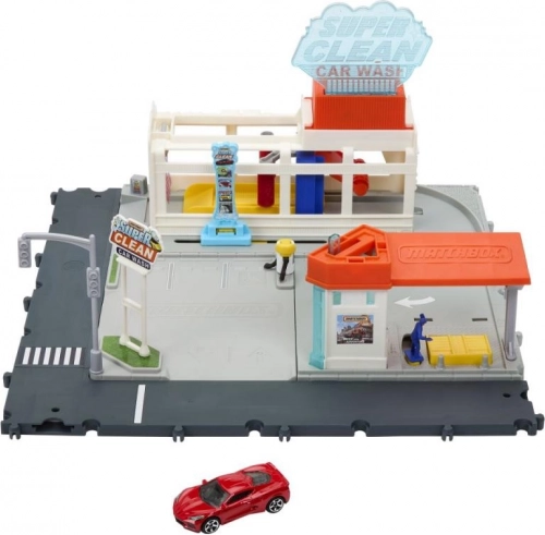 Matchbox Action Drivers autoumyváreň s realistickými funkciami