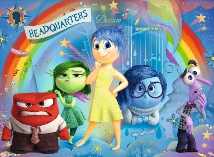 Ravensburger puzzle V hlave: Emócie XXL 100 dielikov
