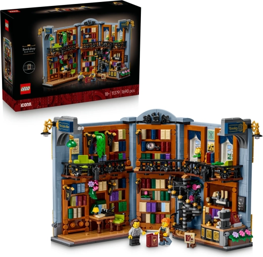 LEGO Icons Book nook: Kníhkupectvo