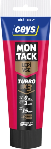 Montážne lepidlo Ceys Montack turbo biele 125 ml