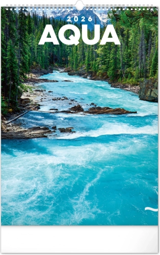 Nástenný kalendár Voda 2026