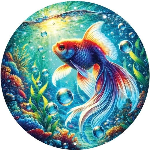 Okrúhle puzzle Akvárium 570 dielikov