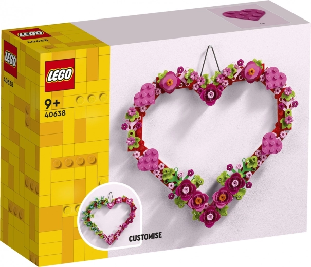 LEGO ozdoba v tvare srdca