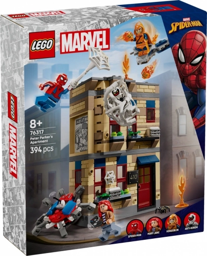 LEGO Marvel byt Petra Parkera – SPIDER-MAN akčný set