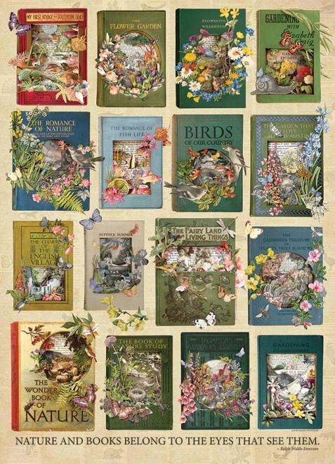 Cobble Hill puzzle Príroda v knihách 1000 dielikov