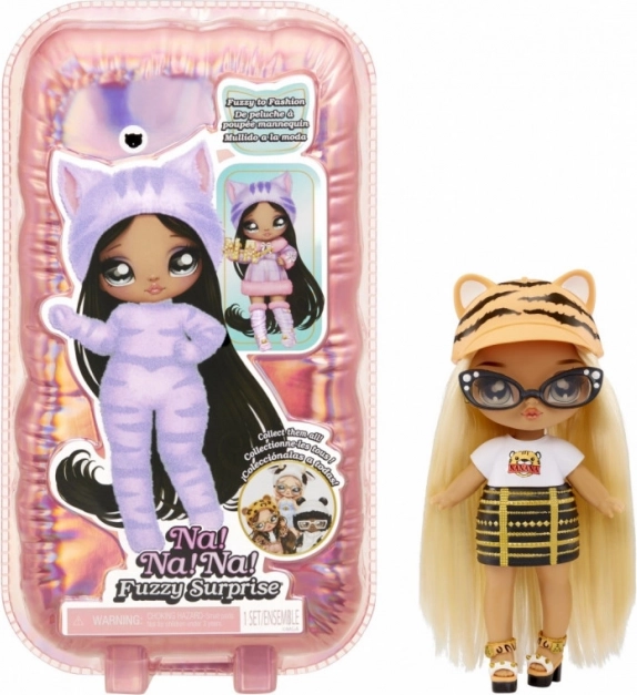 bábika na! na! na! fuzzy surprise tiger girl – hebká prekvapivá bábika