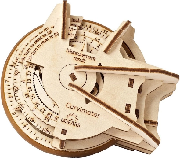 UGEARS drevený mechanický krivkomer STEM – 3D puzzle (opisometer)