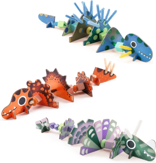 Veselé dinosaury na zostavenie