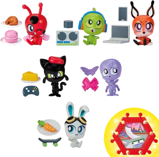 Roztomilé figúrky Kwami v štýle Chibi