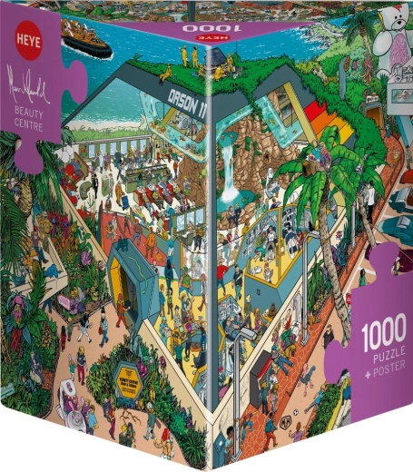 Puzzle Heye Krásne centrum, 1000 dielikov