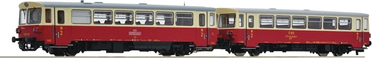 Roco motorový vozeň M 152 ČSD s prípojným vozňom, digitálny so zvukom