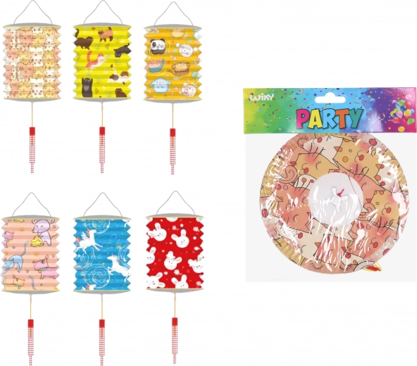 Lampión valec Zvieratká 16 cm