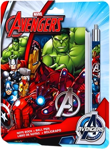 Sada zápisník a pero Avengers
